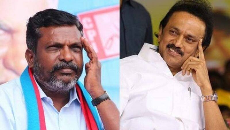 Thirumavalavan urged Stalin to unite the anti-BJP leaders