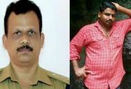 Kerala Electrician pushed  road police officer run over speeding car