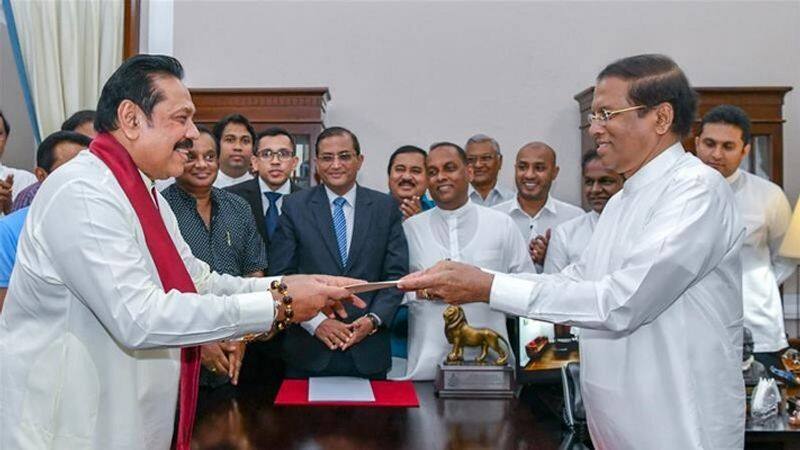 rajapaksh join new paerty from srisena