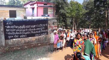 Chhattishgarh poll pictures assembly elections maiost voters naxal bilaspur