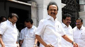 DMK Stalin unfurls mega party flag on 114-ft high mast