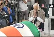 Prime Minister Narendra Modi pay tribute to the late Union Minister AnanthKumar in Bengaluru