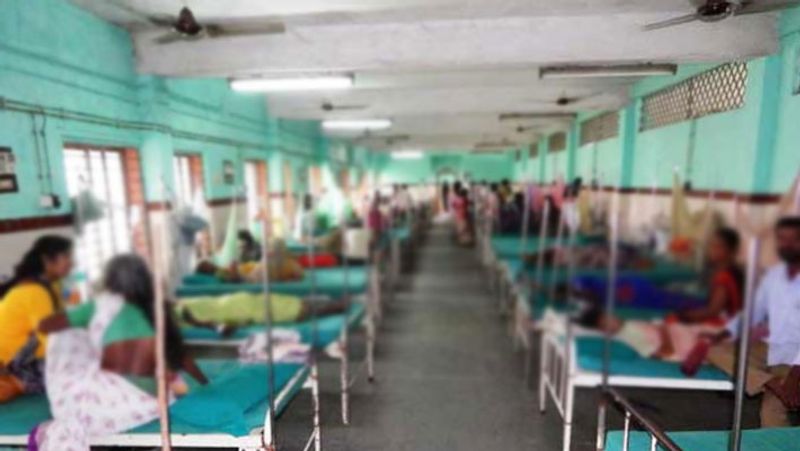 110 people were admitted on a one day for mysterious fever