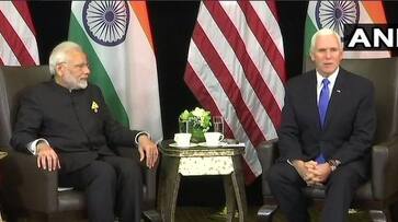 Modi met American Vice President Mike Pains in Singapore