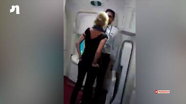 Air India flight drunk Irish passenger verbal abuse refused alcohol