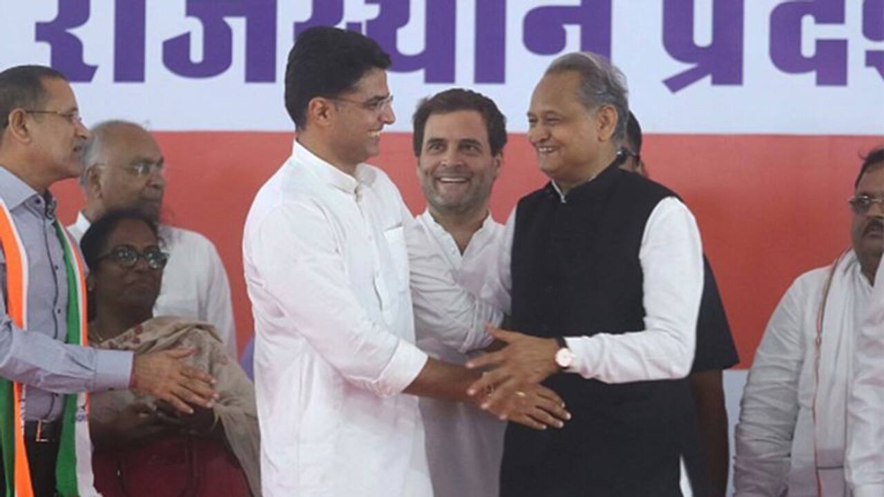 राजस्थान में सीएम को लेकर गहलोत-पायलट में खींचतान
