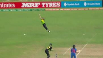 Watch: Tayla Vlaeminck's stunning one-handed catch dismisses Veda Krishnamurthy in Women's World T20