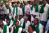 Farmers throng Bengaluru support price sugarcane lay siege to Vidhana Soudha Karnataka