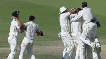 New Zealand records 4-run win in 1st test against Pakistan