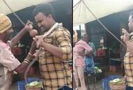 Andhra man cobra around his neck dies of snake bite video Nellore