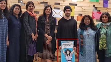 Twitter Jack Dorsey CEO placard India Smash Brahminical Patriarchy trolled