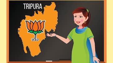 Tripura school note BJP left saffronisation CPM