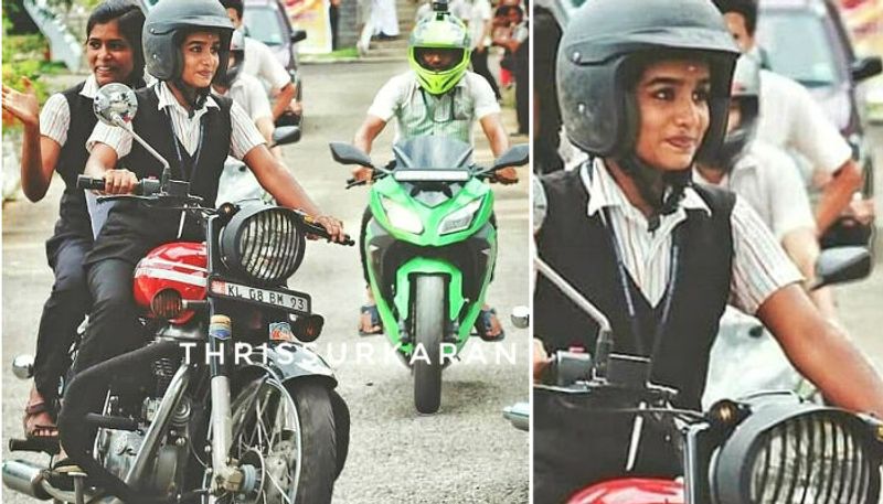 responses from public to facebook page post in which girl rides a royal enfield