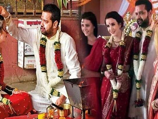 43 Year old rahul mahajan tie knot third time with 25 year old model