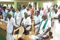 Farmers in Thiruvananthapuram pay silent tribute to people who died in Cyclone Gaja