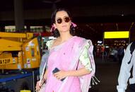 Kangana Ranaut sari flight Asha Parekh Bollywood sixties flapper era