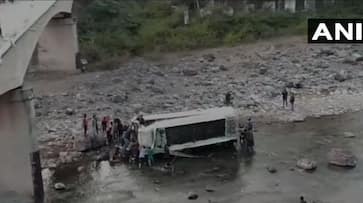 Himachal Pradesh 9 dead and 51 injured after a bus fell into river in Nahan Sirmaur