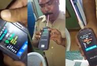 Alcohol meter goes up consuming plums viral video telugu