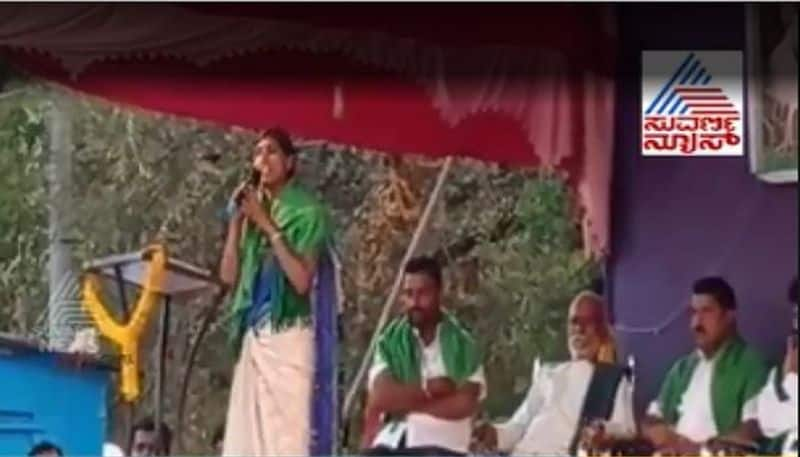 Woman Farmer Jayashree Challenge To CM Kumarswamy