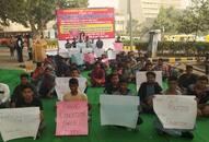 NIT Uttarakhand  200 students protest Jantar Mantar demand permanent campus