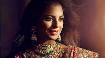 Isha Ambani Sabyasachi Mukherjee outfit wedding festivities Anand Piramal