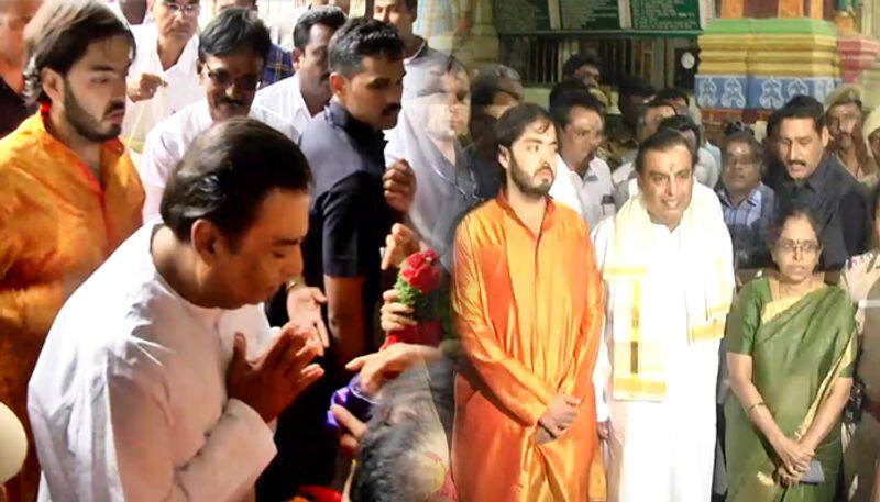 Mukesh Ambani visits Rameshwaram temple to seek blessings ahead of his daughter's wedding