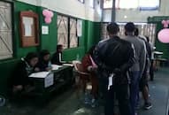 Election Commission goes pink Mizoram polling  booth