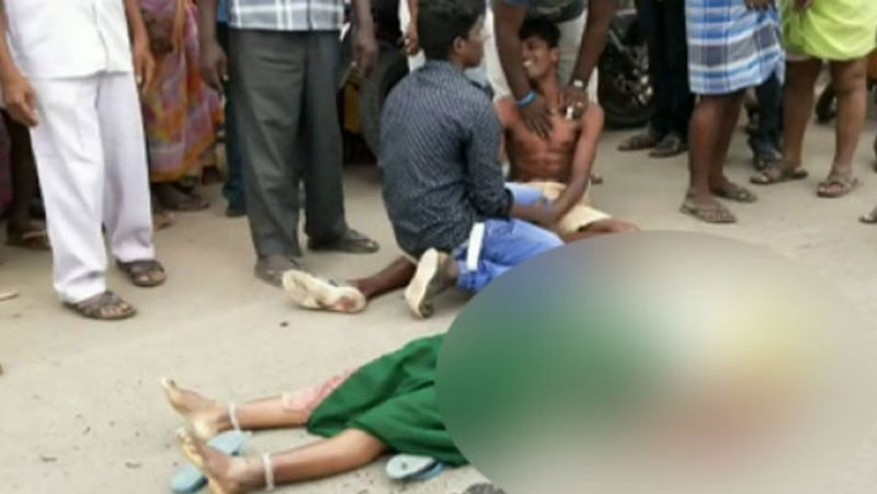 Vellore accident...Woman died