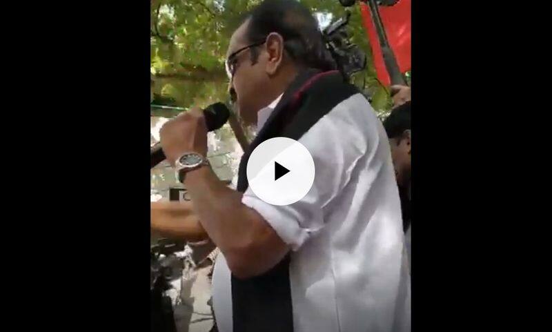 Vaiko Protest at Governor House