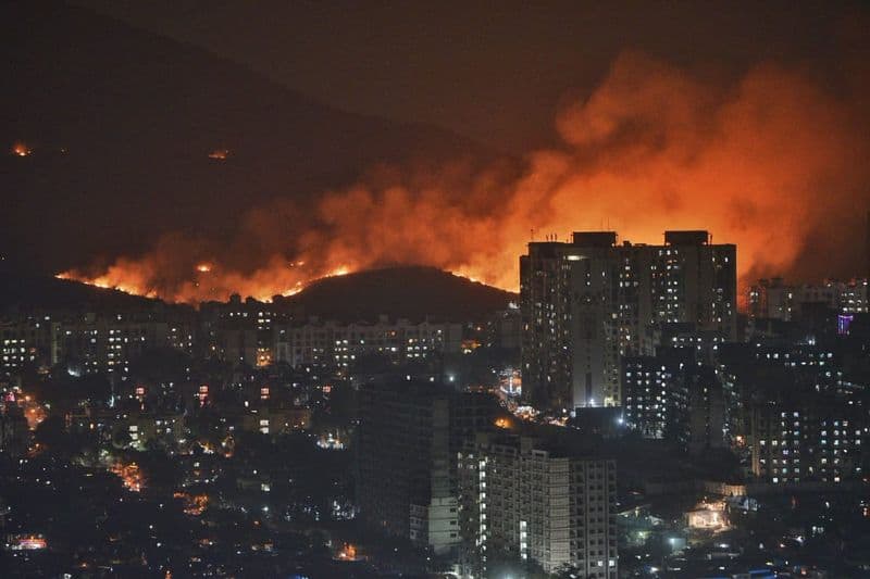 Mumbai fire doused Goregaon blaze Prabhat Rahangdale Brihanmumbai Municipal Corporation