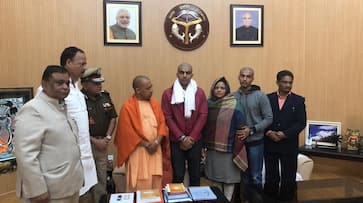 Bulandshahr Violence UP cm yogi adityanath meet inspector subodh kumar family