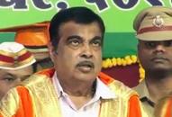 Nitin Gadkari Faints on Stage at University Convocation in Maharashtra