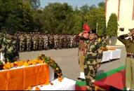 Jammu and Kashmir: BSF gives final salute to Martyr jawan in rajouri sundarbani sector