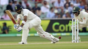 India Australia 1st Test Day 3 Cheteshwar Pujara Virat Kohli Adelaide