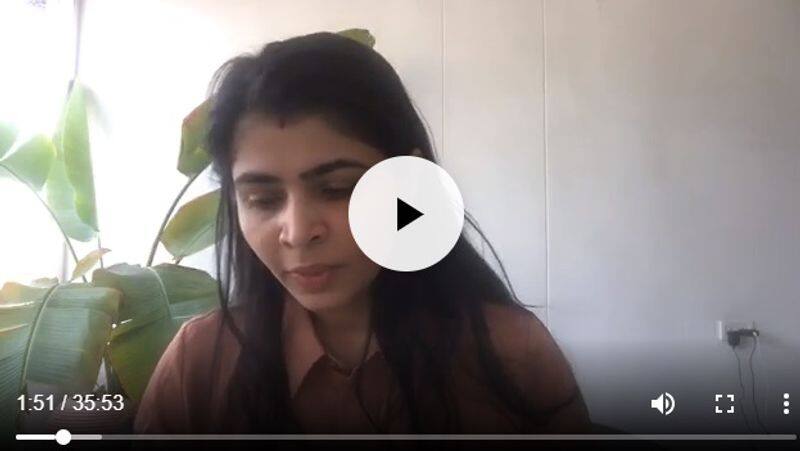 Chinmayi Facebook live video