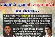 Vadra Congratulate to RAGA for election, wind blowing for congress