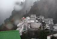 Jammu and Kashmir: First snowfall of season in Vaishno Devi temple