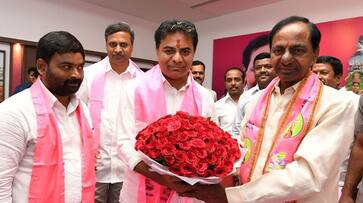 Lok Sabha polls 2109 C Voter, Republic TV sweep for TRS Telangana KTR reaction