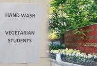 Uproar in IIT Madras over separate washbasins veg non-veg students