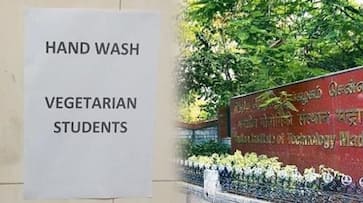 Uproar in IIT Madras over separate washbasins veg non-veg students