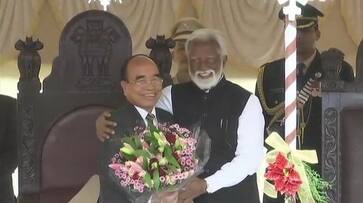 Zoramthanga sworn-in as Mizoram CM for third term