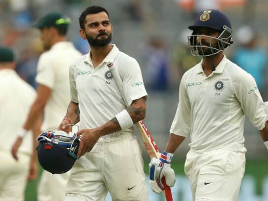 India vs Australia second Test Day two: Virat Kohli, Ajinkya Rahane Fifties Put India Ahead