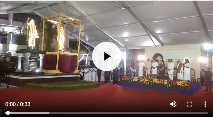 DMK unveils Karunanidhi statue in Chennai, massive show of Opposition unity; Sonia, attend event