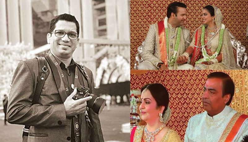 Isha Ambani Kannadiga was the photographer for the wedding of Ambani daughter