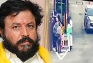 TDP MLA Chintamaneni Prabhakar refuses to pay toll, takes bus