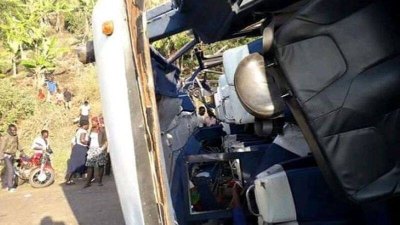 Uganda bus accident...19 people killed