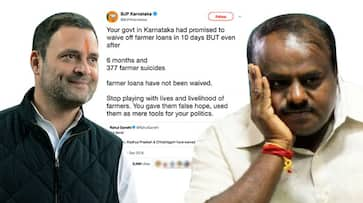 Karnataka BJP calls out Congress for playing with farmers' lives