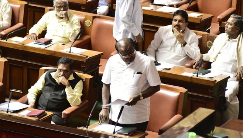 HD Kumaraswamy BJP Leaders Clash In Assembly Over Farmers Loan Waiver