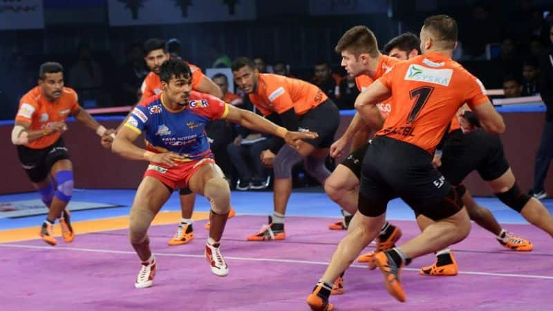 Pro kabaddi UP yodha beat U mumba by 34-22 points