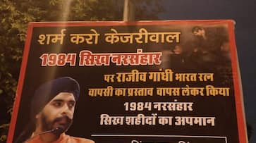 Rajiv Gandhi Bharat Ratna row BJP Tajinder Bagga poster Delhi Kejriwal